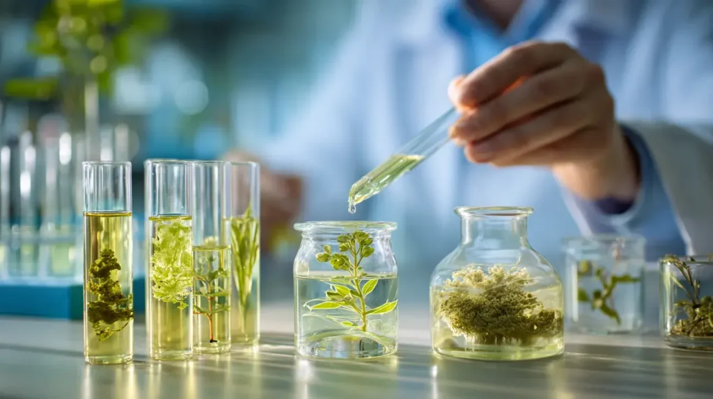 avis desmodium science un scientifique observe du desmodium